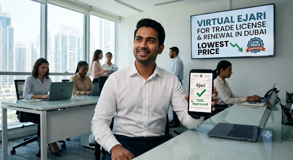 Virtual Ejari for Trade License & Renewal in Dubai | Lowest Price