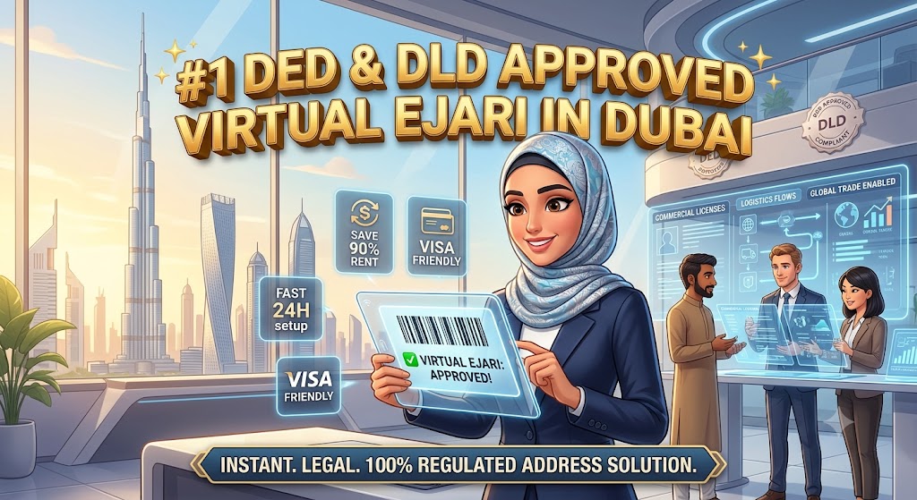 #1 DED & DLD Approved Virtual Ejari in Dubai